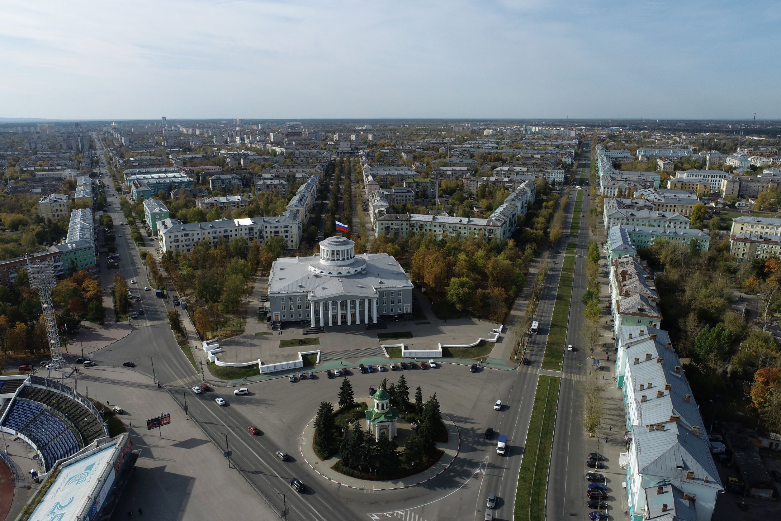 Площади города Дзержинска Нижегородской области