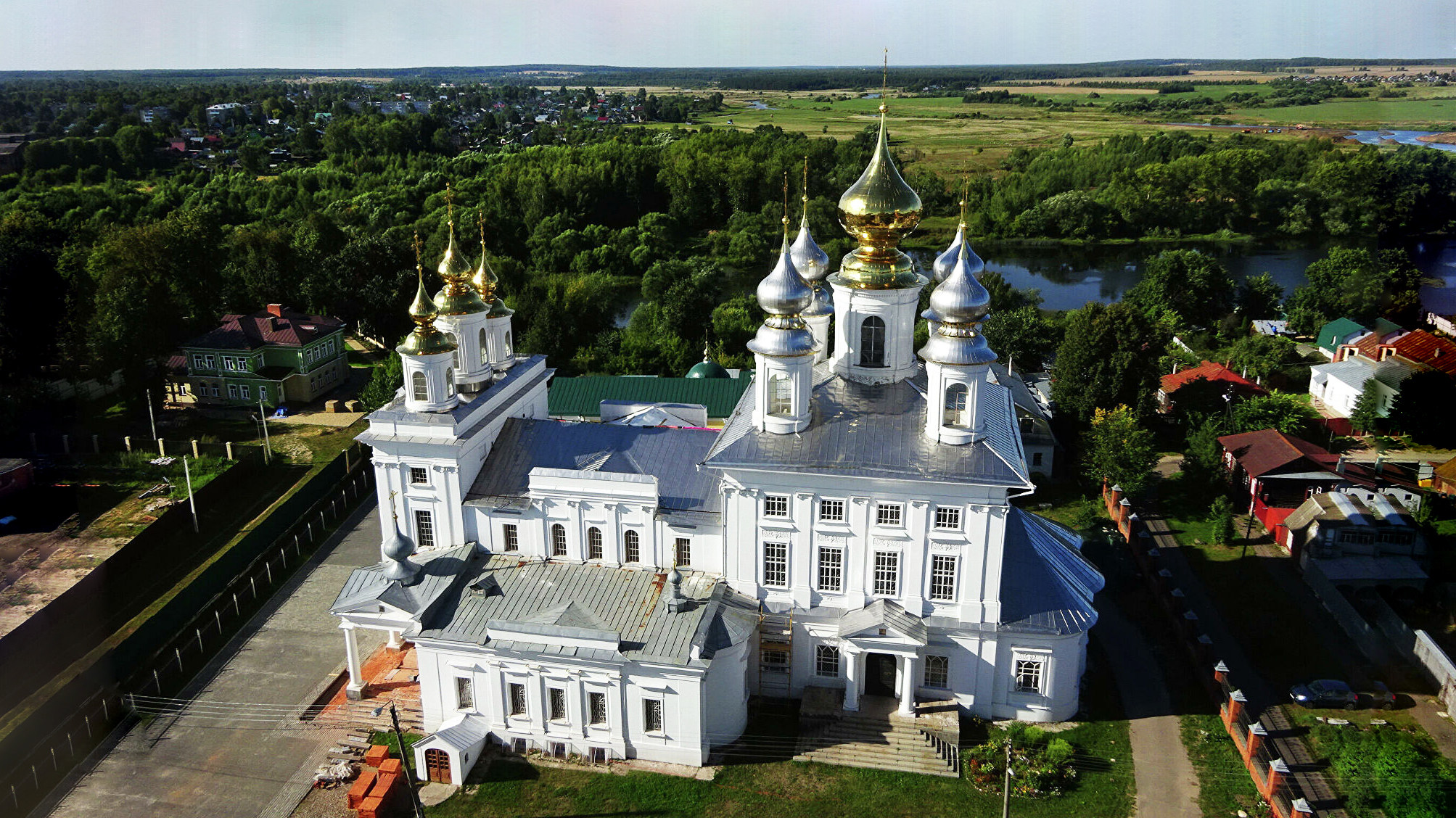 Воскресенский тур. Колокольня Воскресенского собора, Шуя, Ивановская область..